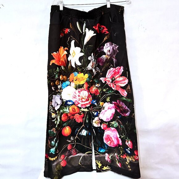 Jan Davidsz de Heem Floral Cotton Skirt  Long Maxi Art History Fine Art  Size 2X - Picture 1 of 9